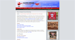 Desktop Screenshot of clearedground.org